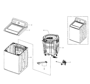 Part Location Diagram of DC90-07658A Samsung Heating