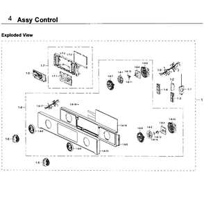 Control Diagram and Parts List for NV51K7770SG AA-0000 Samsung Wall Oven