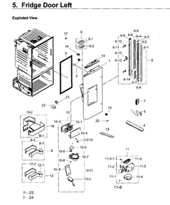 Part Location Diagram of DA63-06948B Samsung Cover