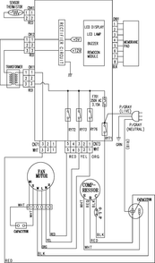 Wiring Information Diagram and Parts List for AW1203B XAA Samsung Air Conditioner