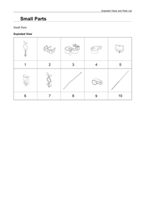 Small Parts Diagram and Parts List for WF50A8800AV US-00 Samsung Washer