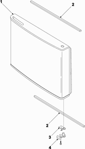 Freezer Door Diagram and Parts List for RB1955SW XAA Samsung Refrigerator
