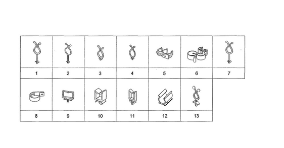 Small Parts Diagram and Parts List for WF45N5300AF US-00 Samsung Washer