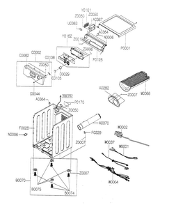 Part Location Diagram of DE29-90002A Samsung FILTER-EMI BEAD;BFS3550A