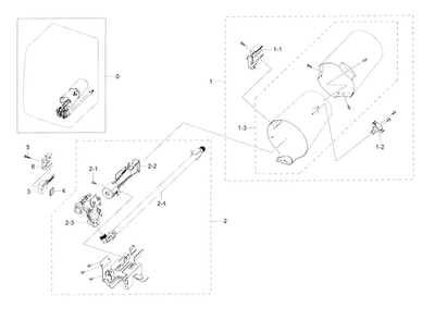 Duct & Burner Diagram and Parts List for DV42H5600GP A3-0000 Samsung Dryer