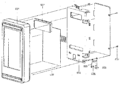 Control Diagram and Parts List for 4018996680  Kenmore Microwave