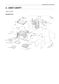 Part Location Diagram of DG94-03518B Samsung Assy cover back-main