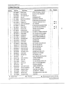Complete Microwave Oven Page 2 Diagram and Parts List for MW5580W XAA Samsung Microwave