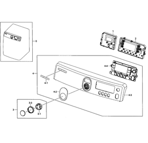 Part Location Diagram of DC64-01548A Samsung Window-display