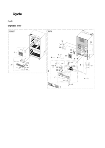Cycle Parts Diagram and Parts List for RF30BB620012 AA-00 Samsung Refrigerator