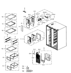 Part Location Diagram of DA41-00749C Samsung LED Lamp Board Assembly