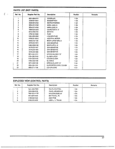 Complete Microwave Page 7 Diagram and Parts List for MW4530U XAA Samsung Microwave