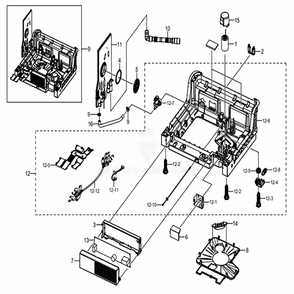 Assembly Base Diagram and Parts List for DW80K7050UG (AA)(0002) Samsung Dishwasher