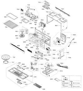 Part Location Diagram of DE61-00857A Samsung BASE-BOTTOM;MT1.5/1.6,SE