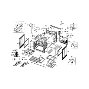 Part Location Diagram of DE92-03960K Samsung Main Control Board