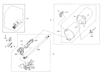 Duct & Burner Diagram and Parts List for DV42H5200GF A3-0000 Samsung Dryer