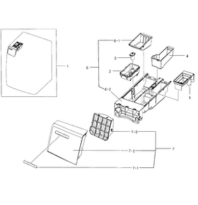 Part Location Diagram of DC64-01860A Samsung Decoration