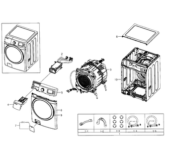 Part Location Diagram of DC99-00646H Samsung Accessory