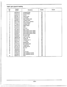 Complete Microwave Assembly Page 5 Diagram and Parts List for MW2170U XAA Samsung Microwave