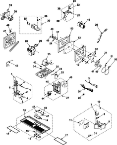 Part Location Diagram of DE47-00019A Samsung Lamp Socket