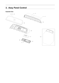 Part Location Diagram of DC64-03842A Samsung Panel control
