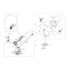 Duct And Burner Diagram and Parts List for DV511AGR XAA-0003 Samsung Dryer
