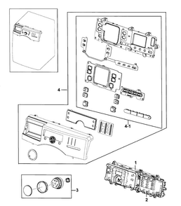 Part Location Diagram of DC97-16152A Samsung Control Panel Assembly