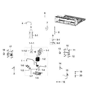 Cycle Diagram and Parts List for RF23J9011SR (AA)(0006) Samsung Refrigerator