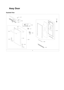 Part Location Diagram of DD82-01594B Samsung Control Panel Assembly