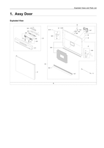 Part Location Diagram of DD81-02694A Samsung Screw Housing