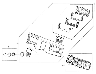 Part Location Diagram of DC92-00256A Samsung Electronic Display Control Board