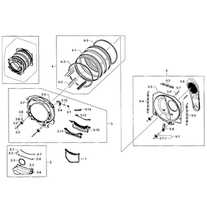 Part Location Diagram of DC61-01667A Samsung BRACKET-FILTER(U);MDE
