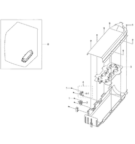 Duct Heater Diagram and Parts List for DV42H5000EW A3-0002 Samsung Dryer