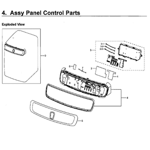 Part Location Diagram of DC92-01988A Samsung Main Control Board Display Assembly