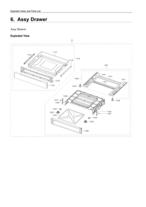 Part Location Diagram of DG90-01232A Samsung Main Module Drawer Assembly