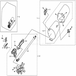 Assembly Duct And Burner Diagram and Parts List for DV45K6500GV (A3)(0001) Samsung Dryer