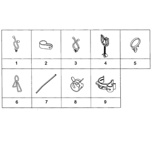 Part Location Diagram of 6502-000168 Samsung CABLE CLAMP;DA-6N,ID10.0