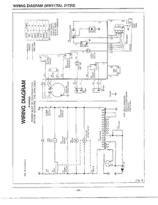 Wiring Diagram Page 2 Diagram and Parts List for MW2070U XAA Samsung Microwave