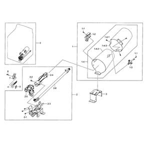 Duct And Burner Diagram and Parts List for DV56H9100GG A2-0000 Samsung Dryer