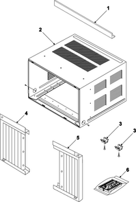 Outer Case Assembly Diagram and Parts List for AW189CB XAA Samsung Air Conditioner