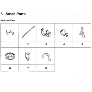 Small Diagram and Parts List for WA45M7050AW A4-0000 Samsung Washer