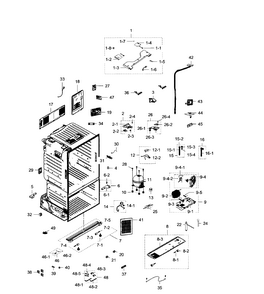 Part Location Diagram of DA94-02679D Samsung Control Board Assembly