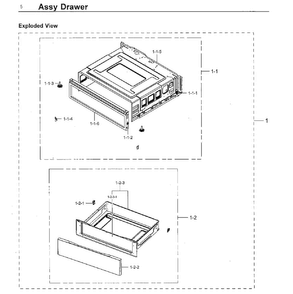 Part Location Diagram of DG61-00432A Samsung Leg Leveling