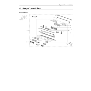 Part Location Diagram of DG61-01897B Samsung Knob Holder