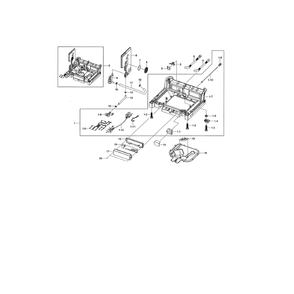 Part Location Diagram of DE92-02256D Samsung Assembly PCB MAIN;DAM-R3-04,