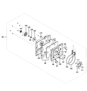 Part Location Diagram of DE61-00690A Samsung BRACKET-GUIDE;SMV9165,AL