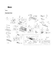 Part Location Diagram of DE96-01104A Samsung Main Wire Harness Assembly