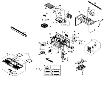 Part Location Diagram of DE96-00858C Samsung Wire harness-a