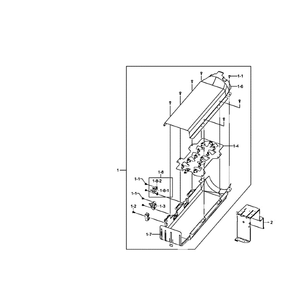 Heater Assembly Diagram and Parts List for DV407AEW XAA-02 Samsung Dryer