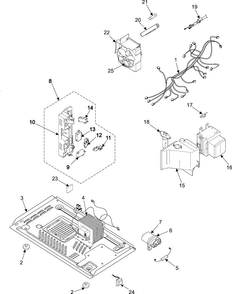 Part Location Diagram of DE31-90057A Samsung Fan Blade